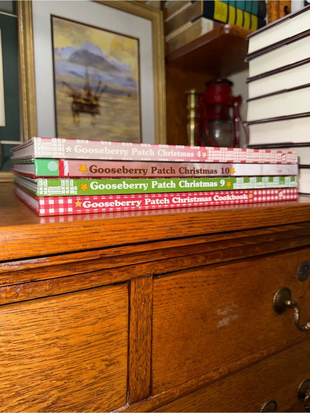 4 Set of Gooseberry Patch Christmas Books